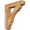 Ekena Millwork Olympic Craftsman Rough Sawn Bracket w/ Offset Brace, Western Red Cedar, 8"W x 36"D x 40"H BKT0806X36X40OLY04RWR - alternate 1